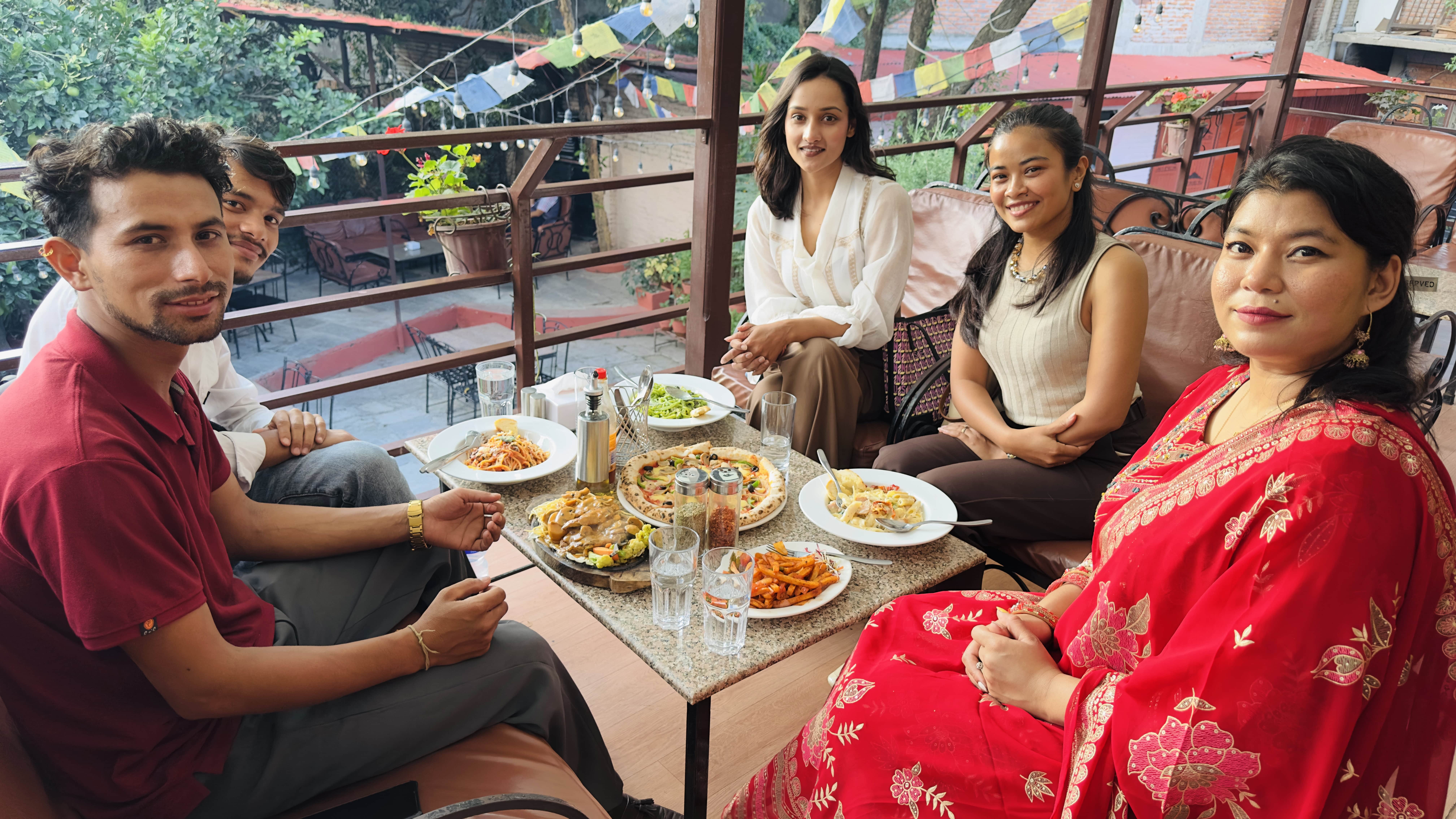 Conversations over food, laughter over ideas — culture isn't built in meetings, but in moments like these.
