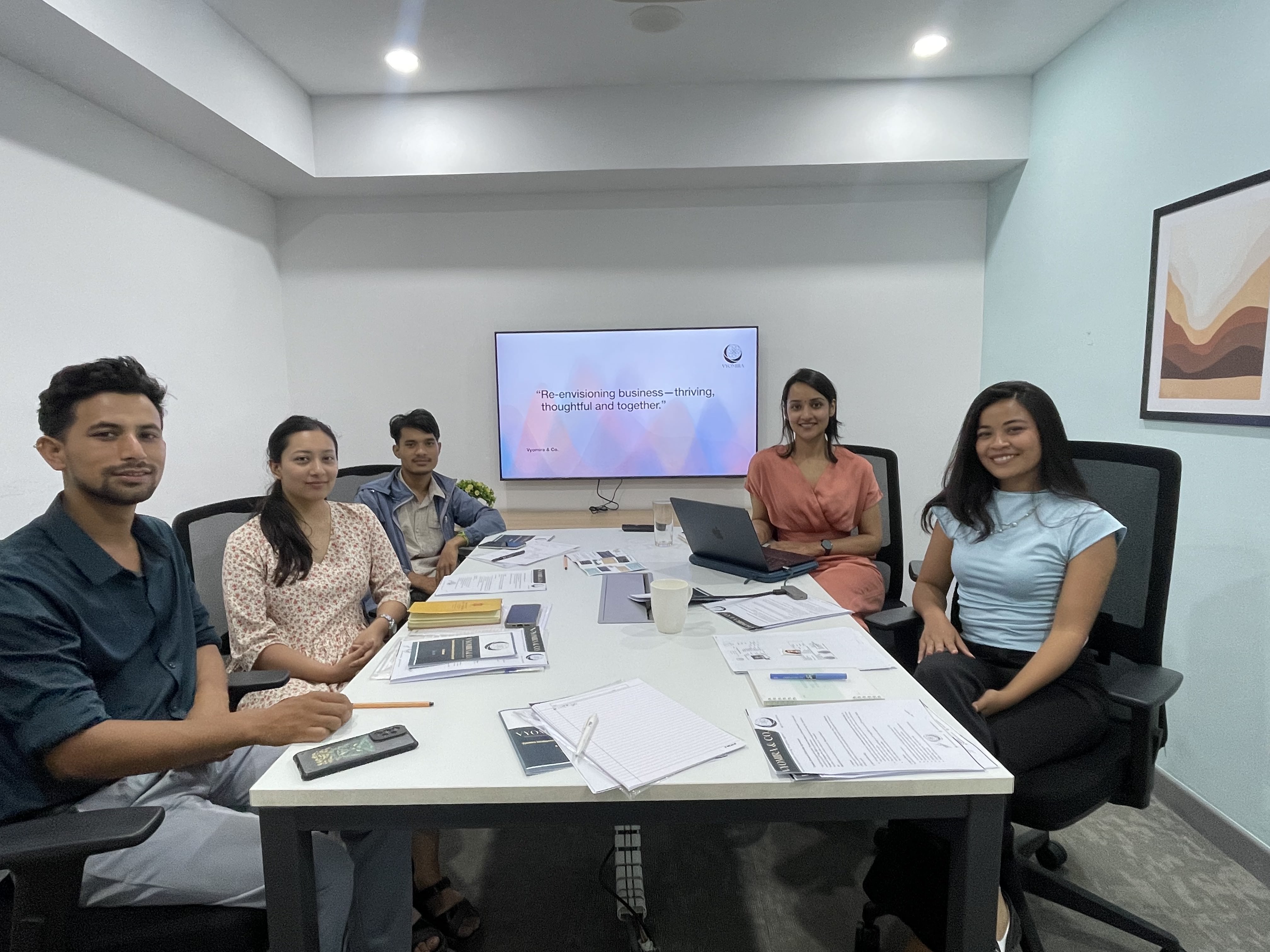 The words that defined us: “Re-envisioning Business: Thriving, Thoughtful, Together”. A shared moment of identity and intent.